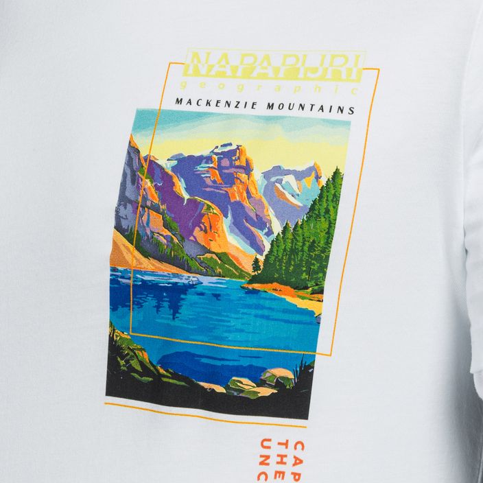 Men's Napapijri S-Canada brightwhite T-shirt 7