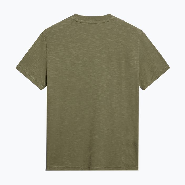 Men's Napapijri S-Tepees green lichen t-shirt 6