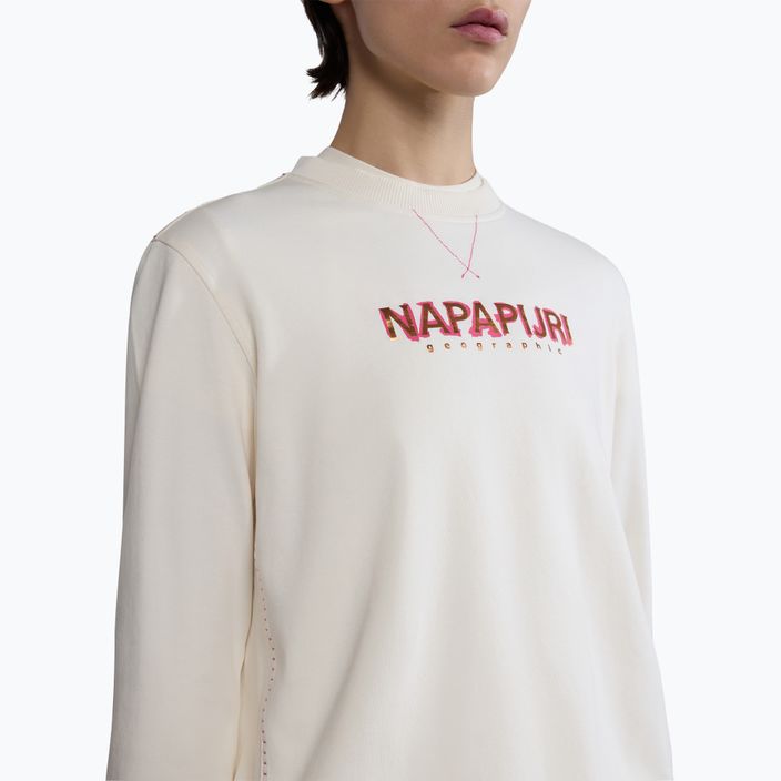 Women's sweatshirt Napapijri B-Kreis C white whisper 4