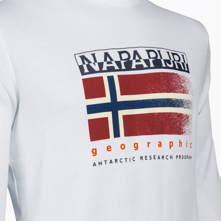 Men's Napapijri B-Kreis C brightwhite sweatshirt 7
