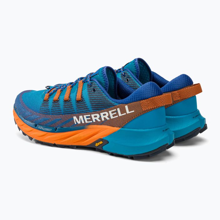 Merrell Agility Peak 4 blue men's running shoes J135111 3