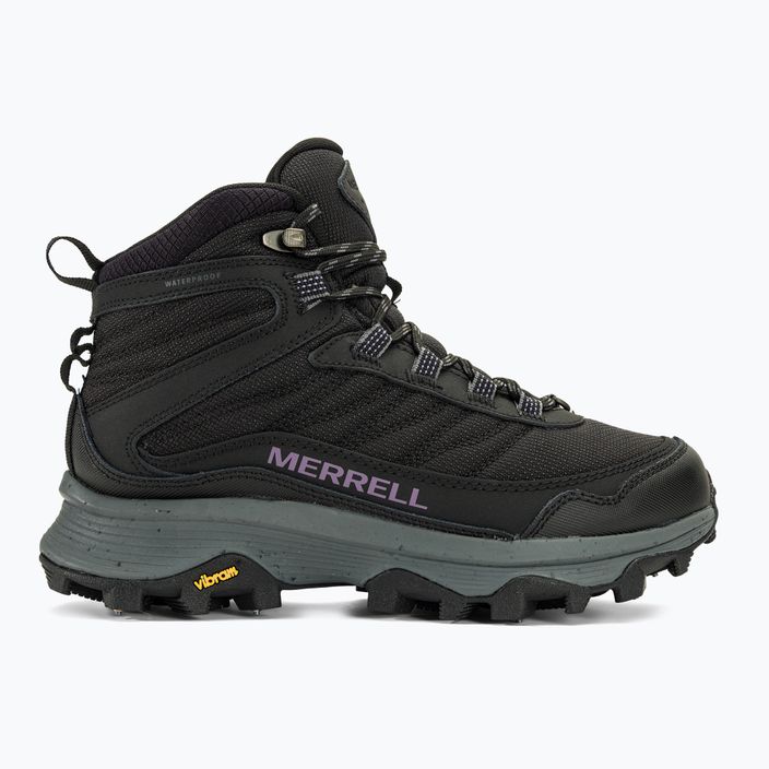 Women's hiking boots Merrell Moab Speed Thermo Spike Mid WP black 2