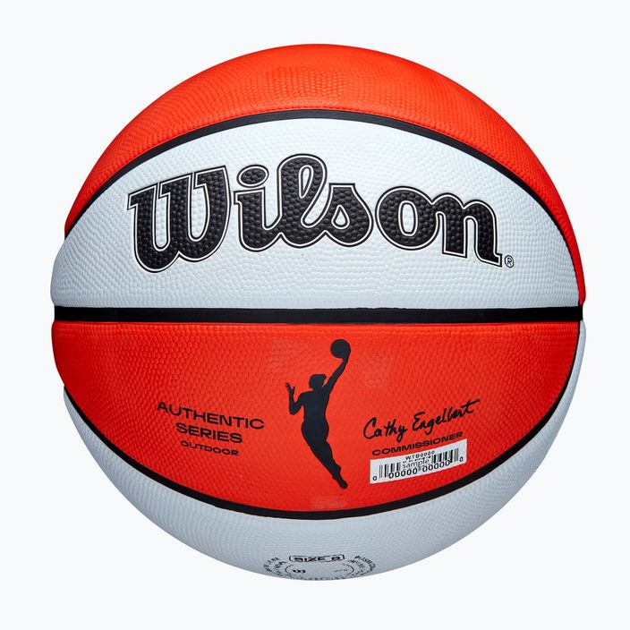 Wilson WNBA Authentic Series Outdoor orange/white children's basketball size 5 5
