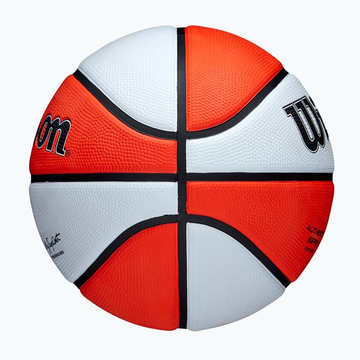 Wilson WNBA Authentic Series Outdoor orange/white children's basketball size 5 6