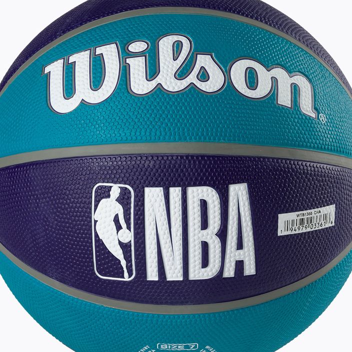 Wilson NBA Team Tribute Charlotte Hornets basketball WTB1300XBCHA size 7 3