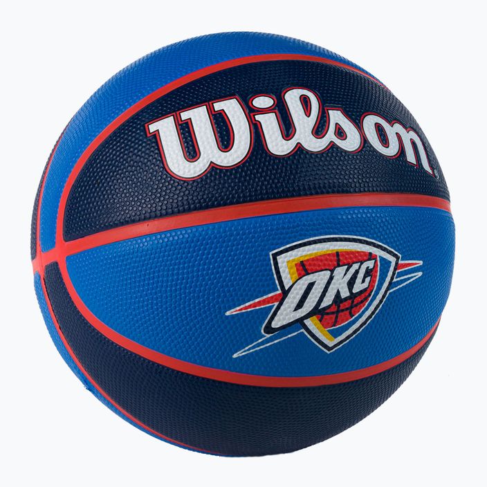 Wilson NBA Team Tribute Oklahoma City Thunder basketball WTB1300XBOKC size 7 2