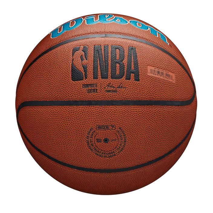 Wilson NBA Team Alliance Charlotte Hornets basketball WTB3100XBCHA size 7 4