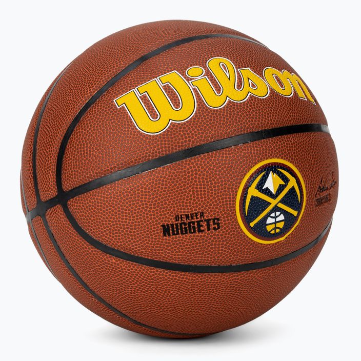 Wilson NBA Team Alliance Denver Nuggets basketball WTB3100XBDEN size 7 2