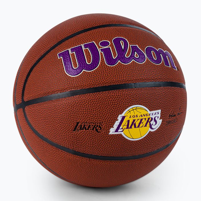 Wilson NBA Team Alliance Los Angeles Lakers basketball WTB3100XBLAL size 7 2