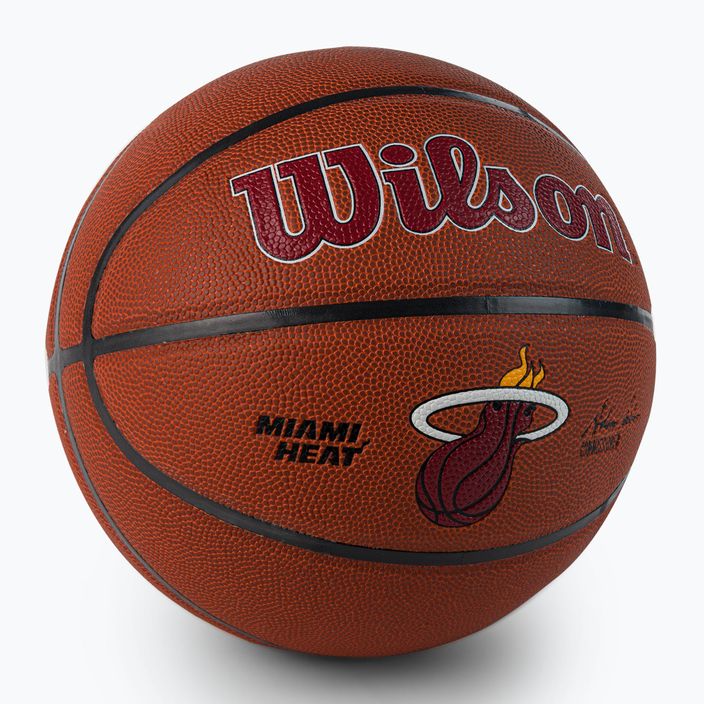 Wilson NBA Team Alliance Miami Heat basketball WTB3100XBMIA size 7 2