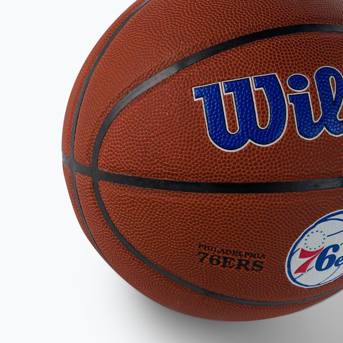 Wilson NBA Team Alliance Philadelphia 76ers basketball WTB3100XBPHI size 7 3