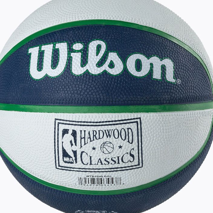 Wilson NBA Team Retro Mini Dallas Mavericks basketball WTB3200XBDAL size 3 3