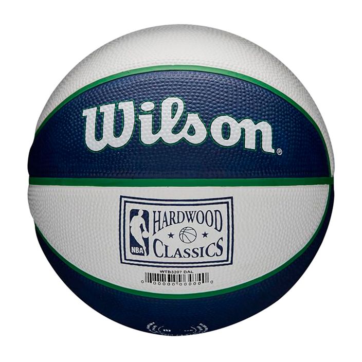 Wilson NBA Team Retro Mini Dallas Mavericks basketball WTB3200XBDAL size 3 4
