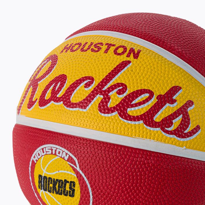 Wilson NBA Team Retro Mini Houston Rockets basketball WTB3200XBHOU size 3 3
