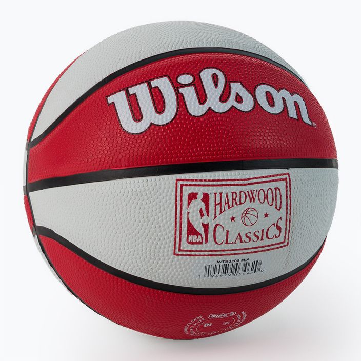Wilson NBA Team Retro Mini Miami Heat basketball WTB3200XBMIA size 3 2