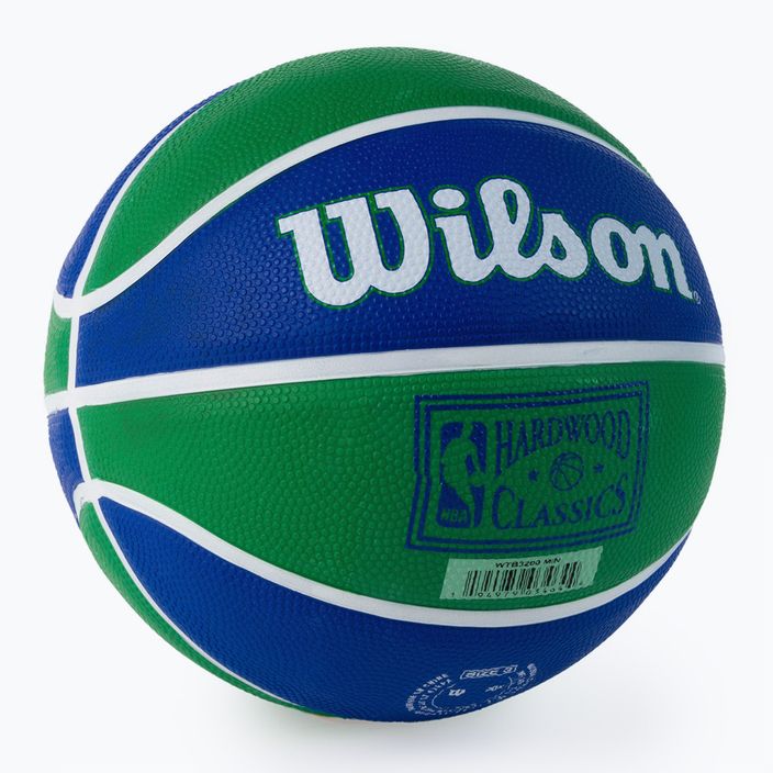 Wilson NBA Team Retro Mini Minnesota Timberwolves basketball WTB3200XBMIN size 3 2