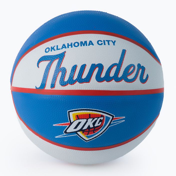 Wilson NBA Team Retro Mini Oklahoma City Thunder basketball WTB3200XBOKC size 3