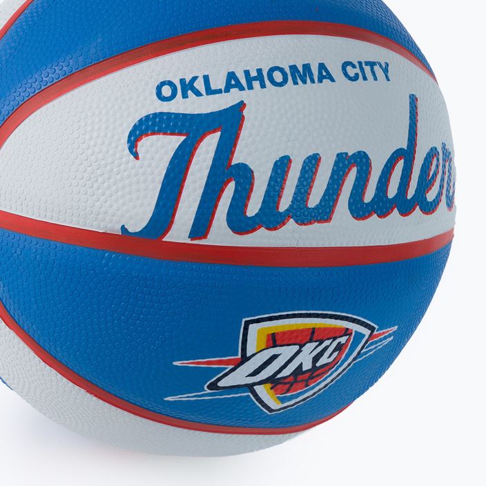 Wilson NBA Team Retro Mini Oklahoma City Thunder basketball WTB3200XBOKC size 3 3