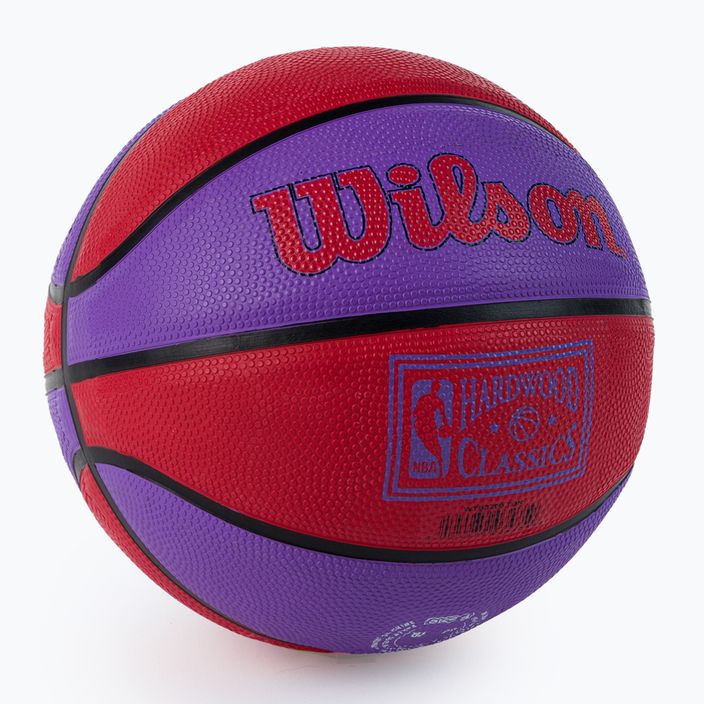 Wilson NBA Team Retro Mini Toronto Raptors basketball WTB3200XBTOR size 3 2
