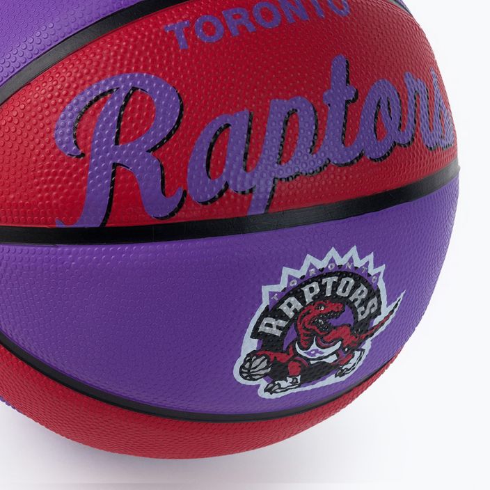 Wilson NBA Team Retro Mini Toronto Raptors basketball WTB3200XBTOR size 3 3