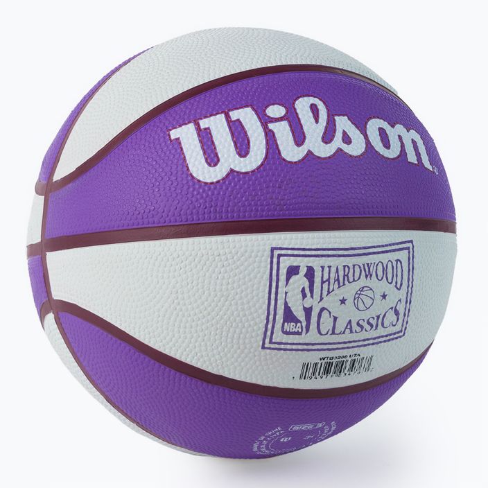 Wilson NBA Team Retro Mini Utah Jazz basketball WTB3200XBUTA size 3 2