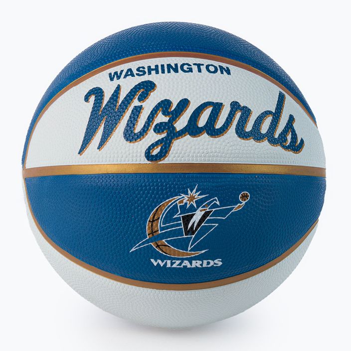 Wilson NBA Team Retro Mini Washington Wizards basketball WTB3200XBWAS size 3 2