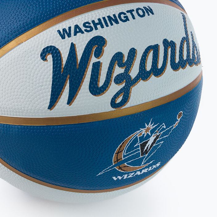 Wilson NBA Team Retro Mini Washington Wizards basketball WTB3200XBWAS size 3 3