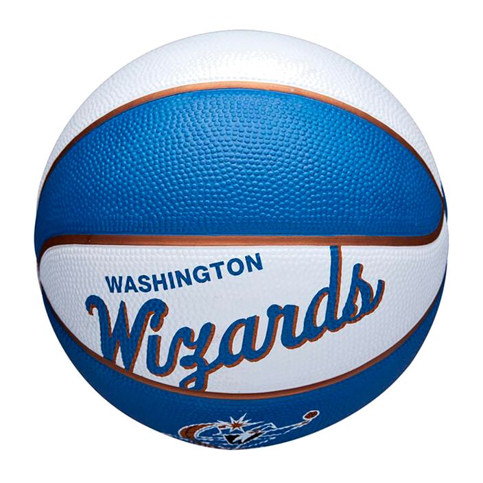 Wilson NBA Team Retro Mini Washington Wizards basketball WTB3200XBWAS size 3 4