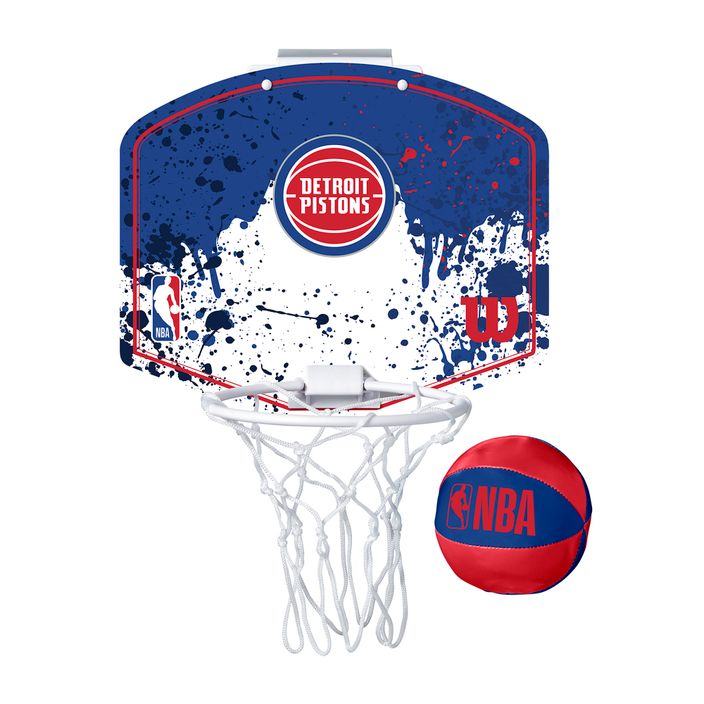 Wilson NBA Team Mini Hoop Detroit Pistons Basketball Set 2