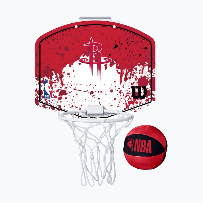Wilson NBA Team Mini Hoop Houston Rockets Basketball Set
