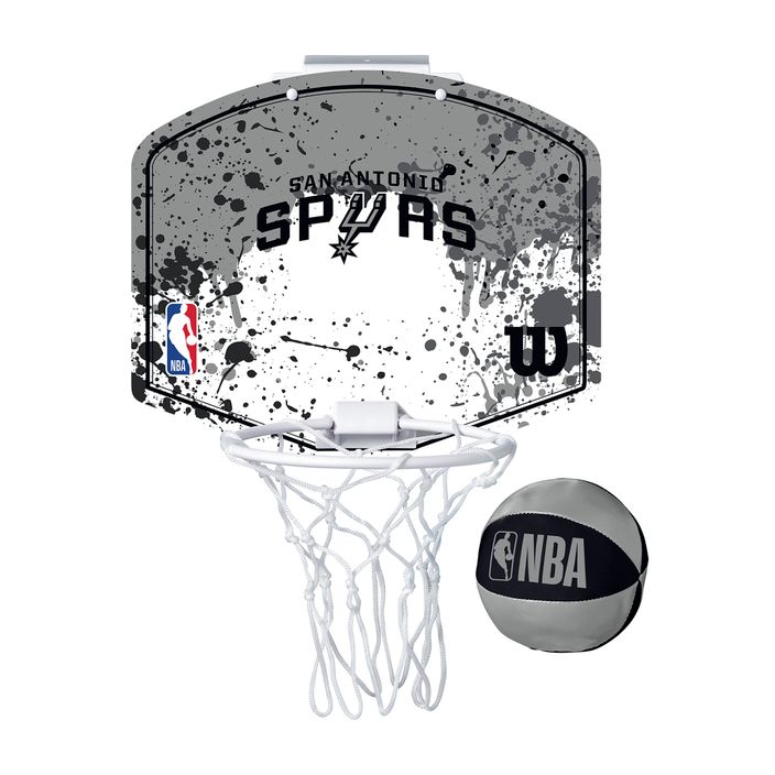 Wilson NBA Team Mini Hoop San Antonio Spurs Basketball Set 2
