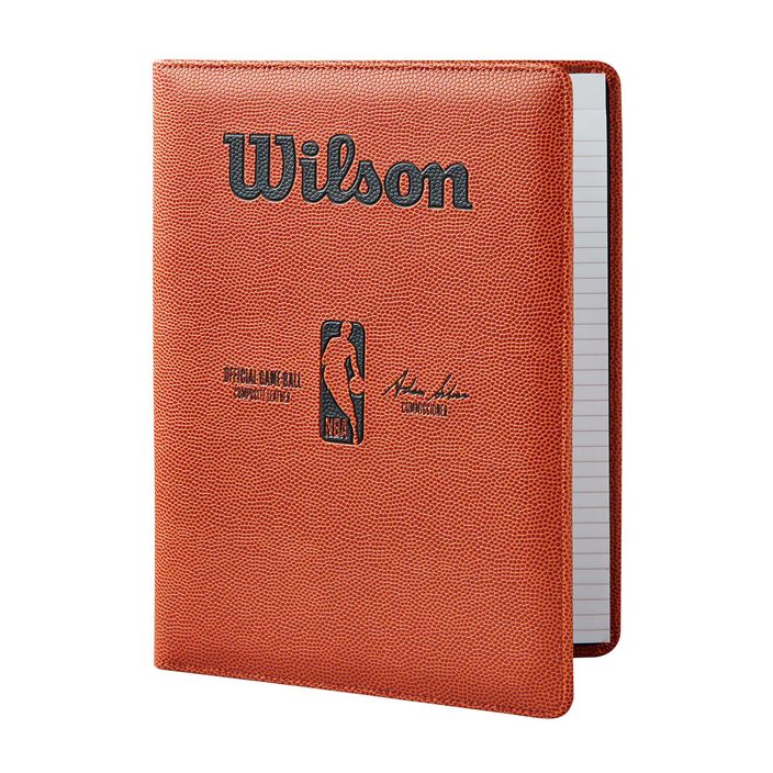 A4 Wilson NBA Padfolio brown 2