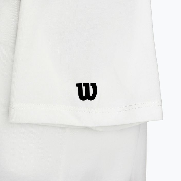 Men's tennis shirt Wilson Team Graphic bright white 4