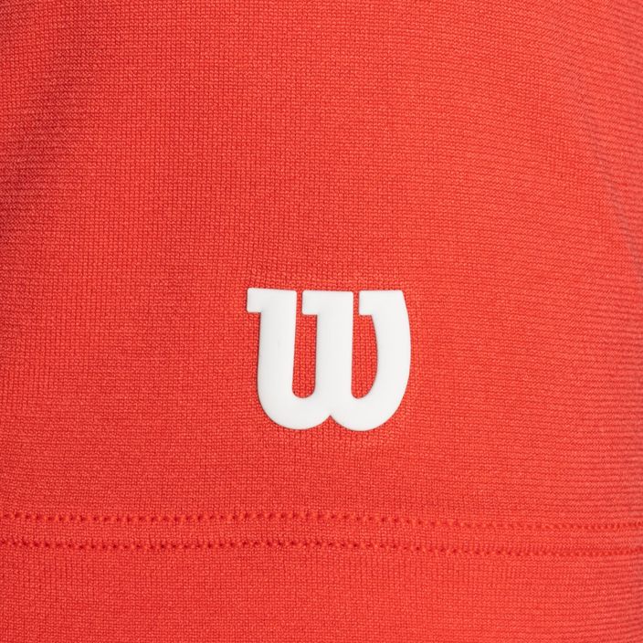 Men's Wilson Team Seamless Polo 2.0 infrared T-shirt 4