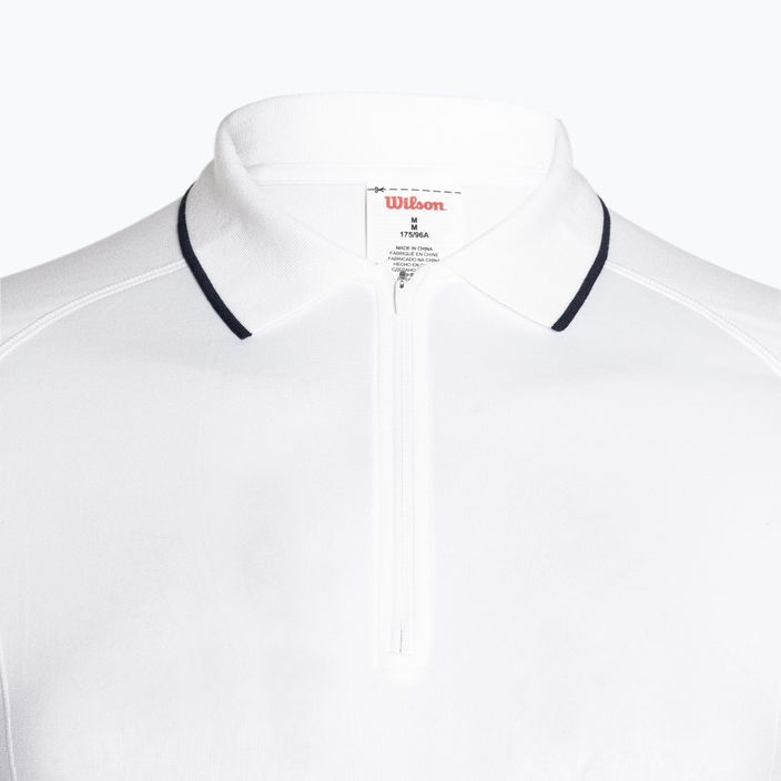 Men's Wilson Team Seamless Polo 2.0 bright white T-shirt 3