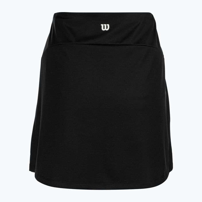 Women's Wilson Team Flat Front skirt black 2