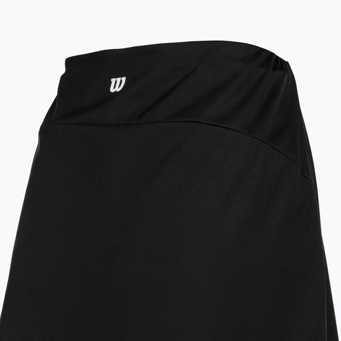 Women's Wilson Team Flat Front skirt black 4