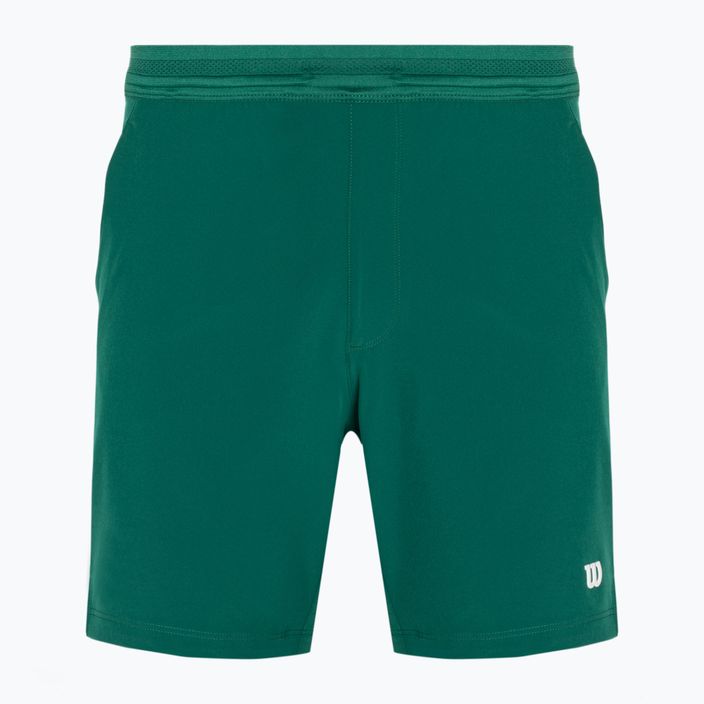 Men's tennis shorts Wilson Team 7" courtside green