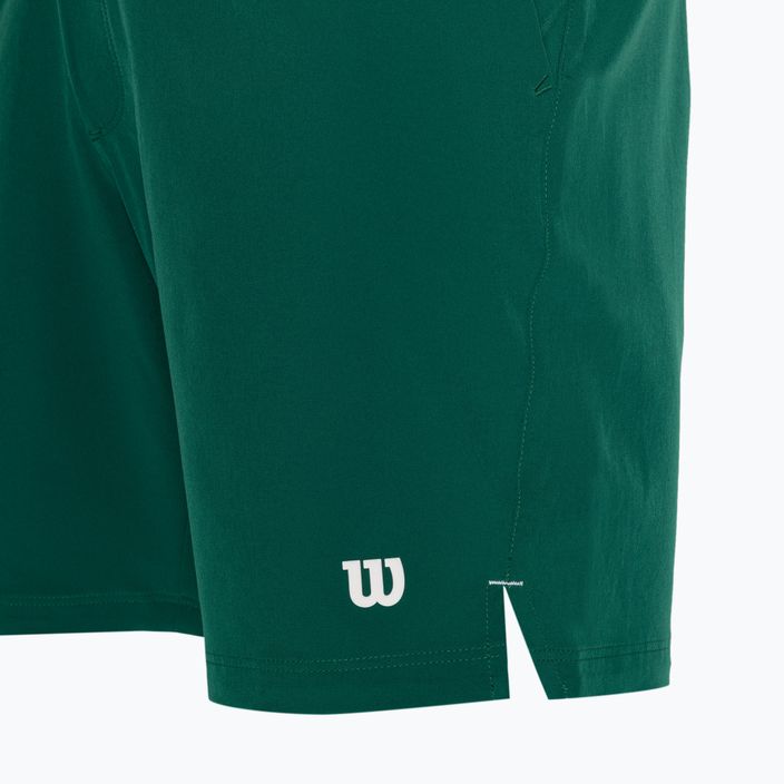 Men's tennis shorts Wilson Team 7" courtside green 3