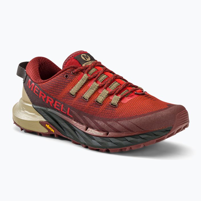Merrell Agility Peak 4 red men's running shoes J066925