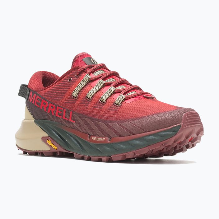 Merrell Agility Peak 4 red men's running shoes J066925 10
