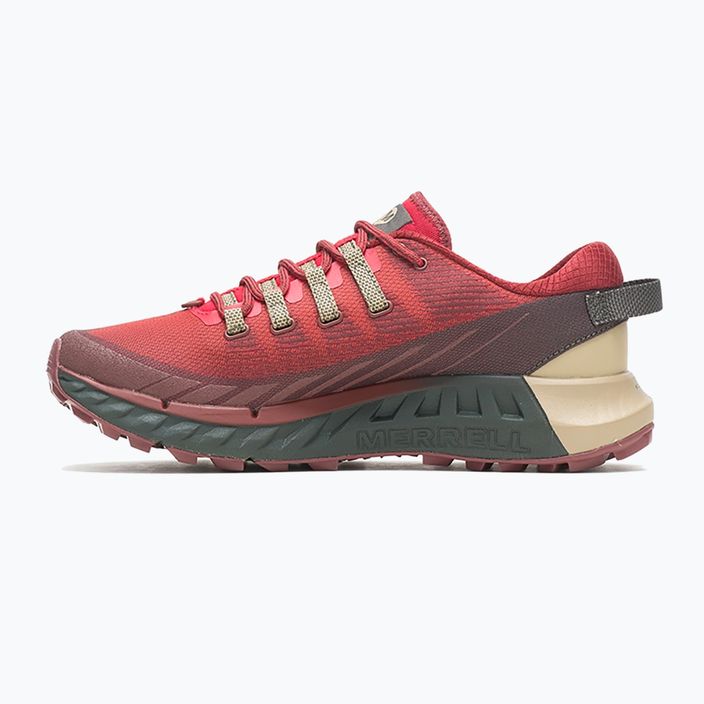 Merrell Agility Peak 4 red men's running shoes J066925 12