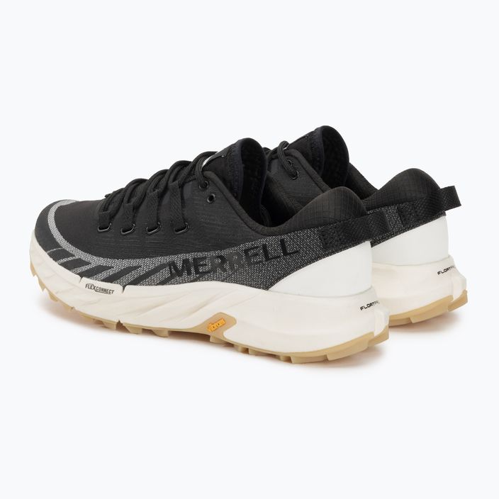 Men's Merrell Agility Peak 4 Solution Dye black/white running shoes 3
