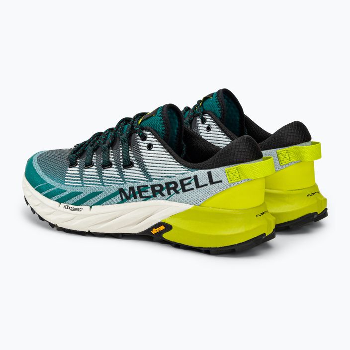 Merrell Agility Peak 4 green men's running shoes J036841 3