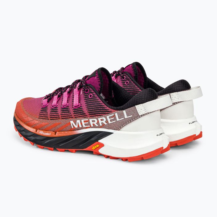 Women's running shoes Merrell Agility Peak 4 pink-orange J067524 3