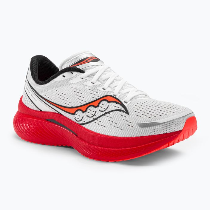 Men's running shoes Saucony Endorphin Speed 3 white/blck/vizi