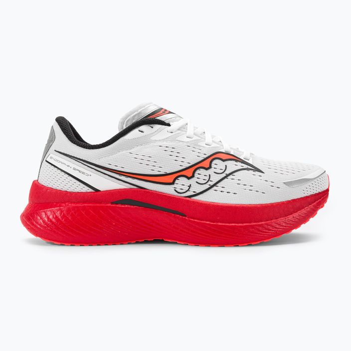 Men's running shoes Saucony Endorphin Speed 3 white/blck/vizi 2