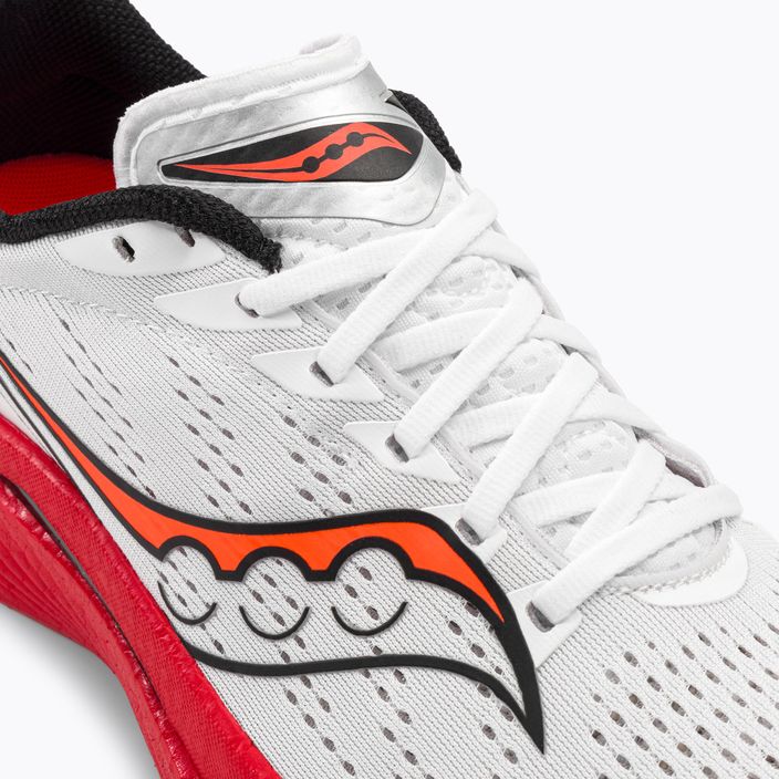 Men's running shoes Saucony Endorphin Speed 3 white/blck/vizi 8