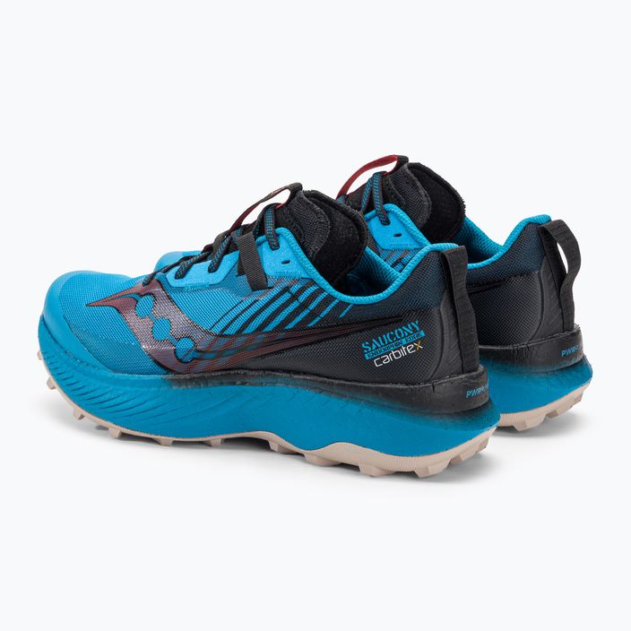 Men's Saucony Endorphin Edge ocean/black running shoes 3