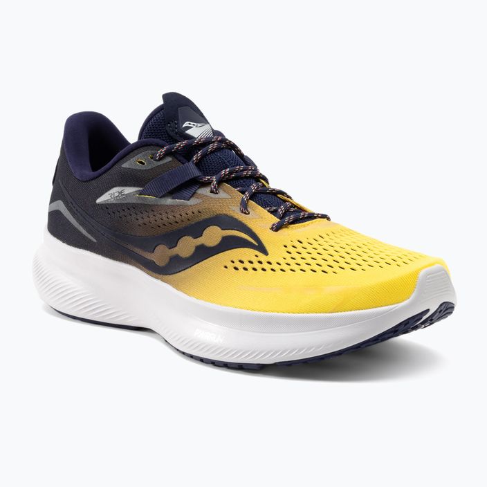 Saucony Ride 15 men's running shoes navy blue and yellow S20729-65